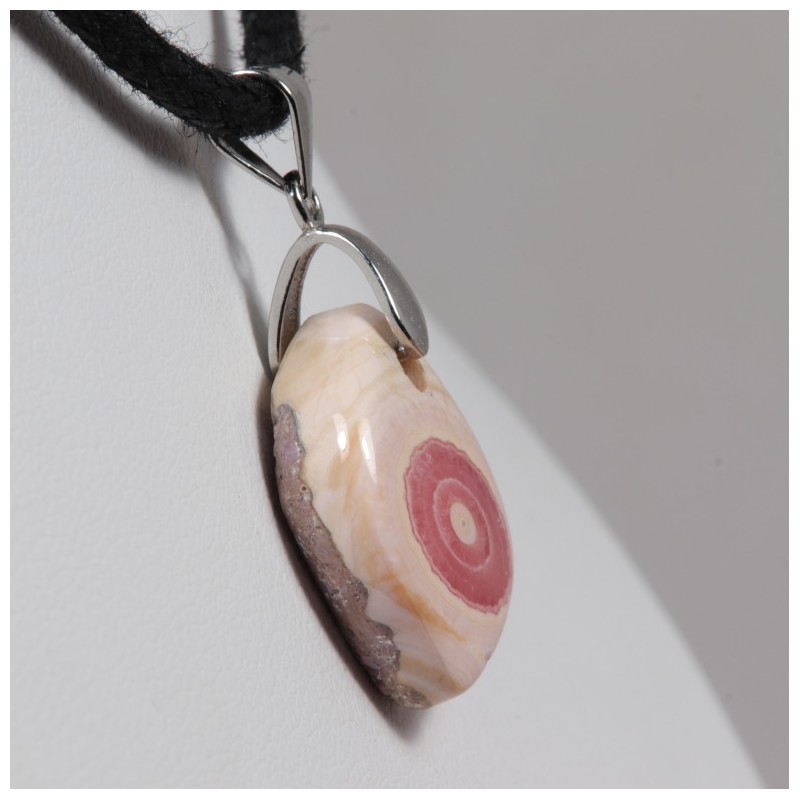 Pendentif Argent - Rhodochrosite