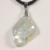 Pendentif Argent - Topaze Bleue Naturelle