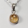 Pendentif Argent 925 - Quartz rutile