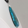 Pendentif Argent - Chrysocolle Malachite