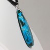 Pendentif Argent - Chrysocolle Malachite