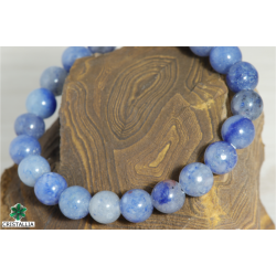 Bracelet pierres naturelles Aventurine bleue