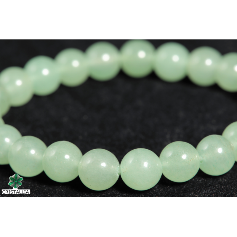 Bracelet perles Aventurine verte