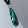 Pendentif Argent - Malachite