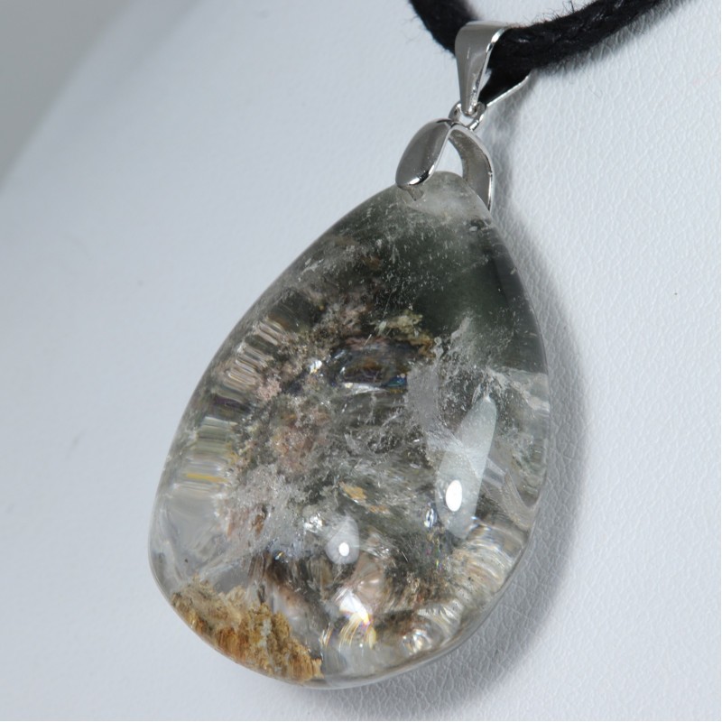 Pendentif Argent - Quartz Chlorite