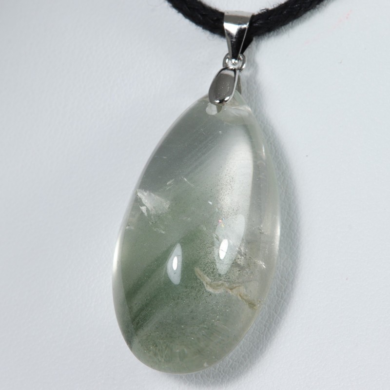 Pendentif Argent - Quartz Fantôme