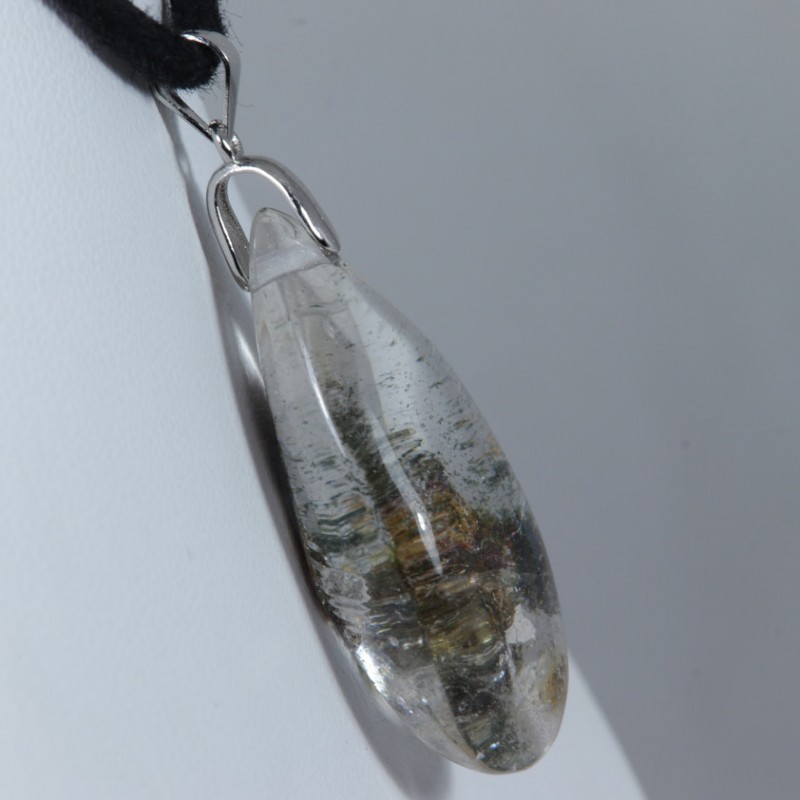 Pendentif Argent - Quartz Chlorite