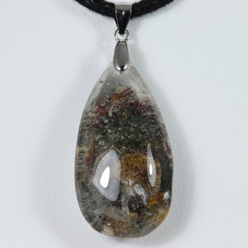Pendentif Argent - Quartz Chlorite