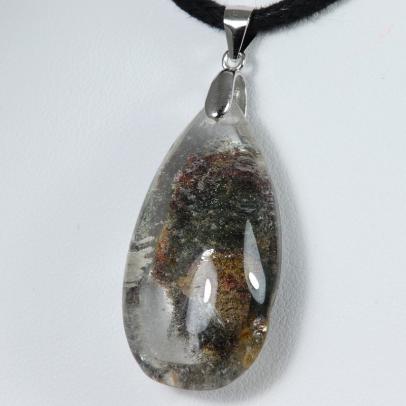 Pendentif Argent - Quartz Chlorite