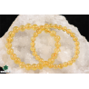 Bracelet perles Citrine 6 et 8 mm
