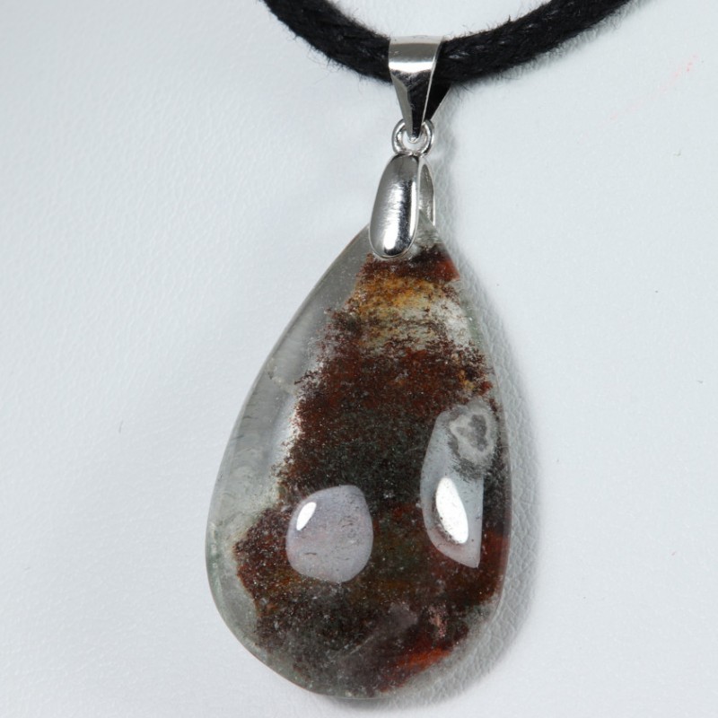 Pendentif Argent - Quartz Chlorite