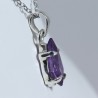 Pendentif serti argent 925 - Spinelle