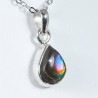 Pendentif serti argent 925 - Ammolite