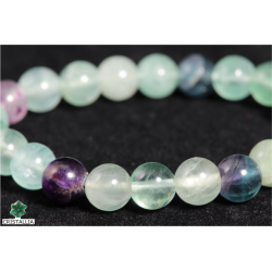 Bracelet perles Fluorite