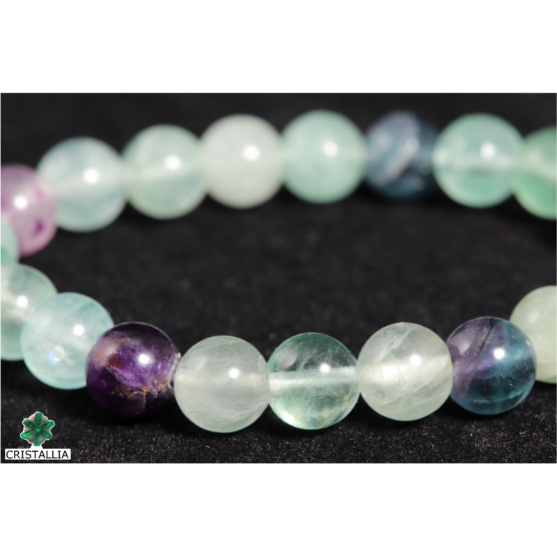 Bracelet perles Fluorite