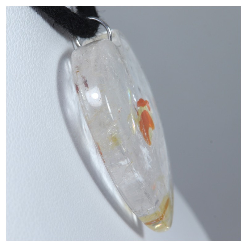 Pendentif Argent - Quartz Hématoïde