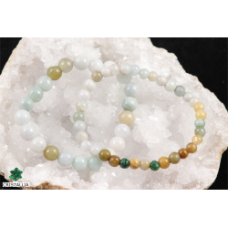 Bracelet perles Jade Jadéite 6 et 8 mm