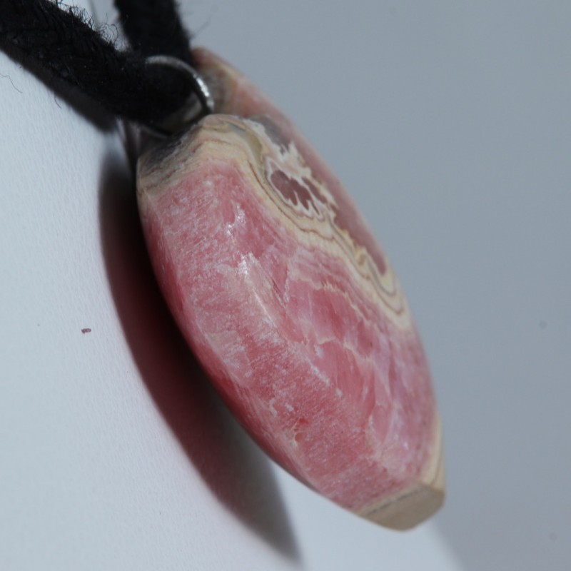 Pendentif Argent - Rhodochrosite