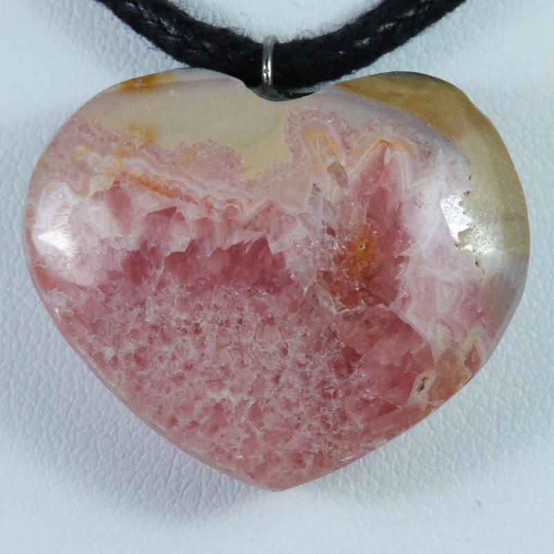 Pendentif Argent - Rhodochrosite