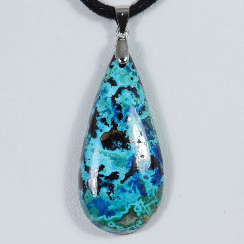 Pendentif Argent - Chrysocolle