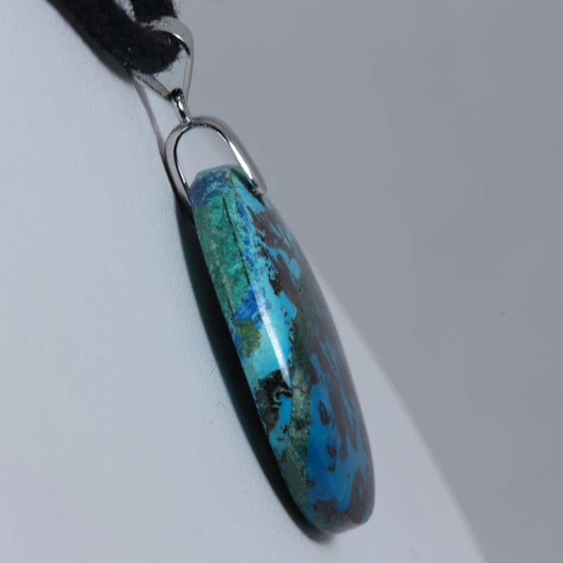 Pendentif Argent - Chrysocolle