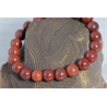 Bracelet pierres naturelles Jaspe rouge