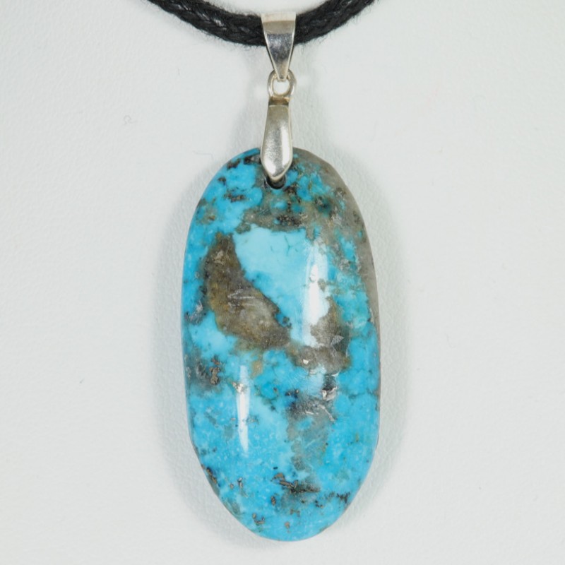 Pendentif Argent - Turquoise