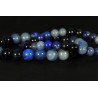 Bracelet - Lapis Lazuli, Œil de Faucon et Aventurine Bleue