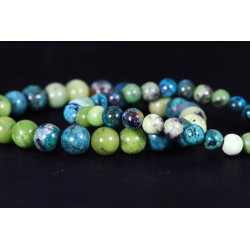 Bracelet - Chrysocolle et Chrysoprase