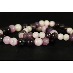 Bracelet - Lépidolite et Kunzite