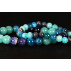 Bracelet - Sodalite, Apatite et Amazonite