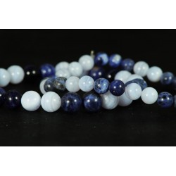 Bracelet - Sodalite et Calcédoine