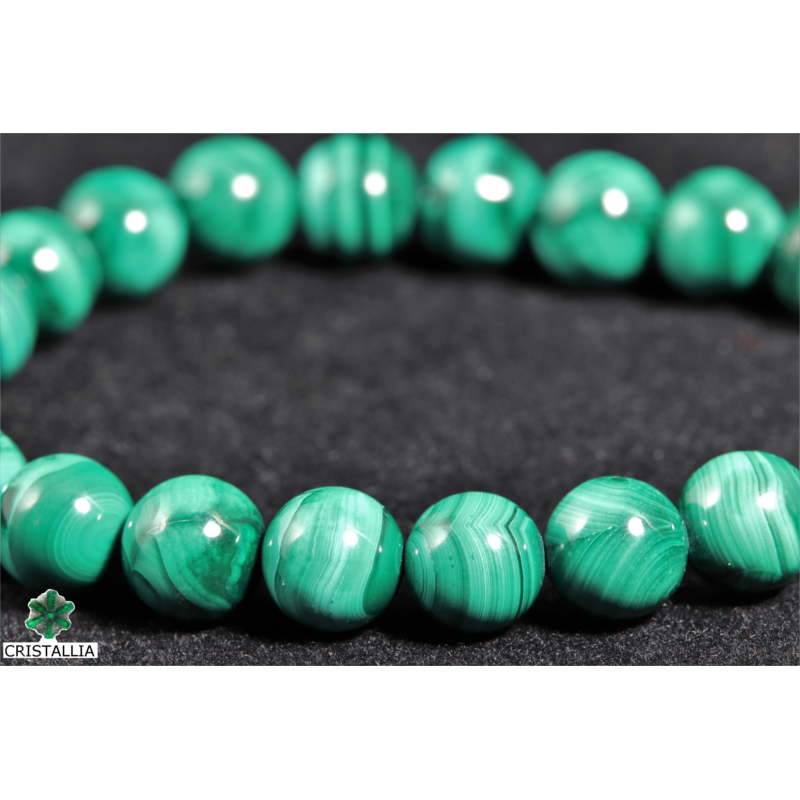 Bracelet perles Malachite