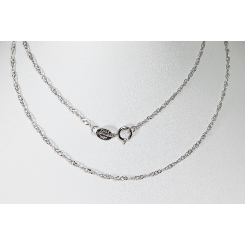 Chaine en Argent - 45 cm Small Ripple