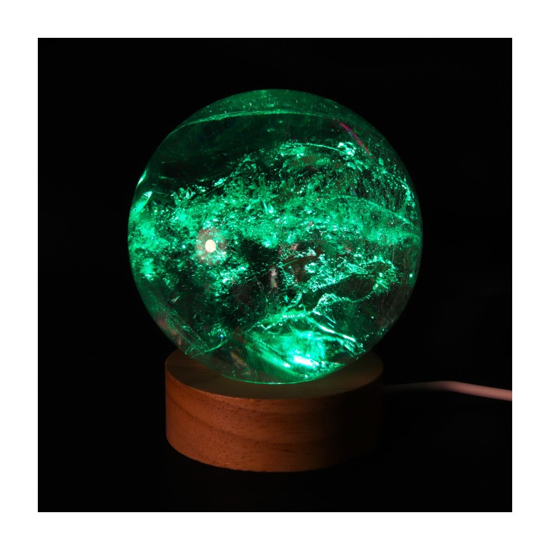 Socle lumineux coloré - quartz