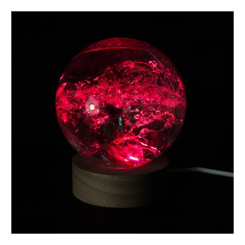 Socle lumineux coloré - quartz