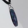 Pendentif Argent - Cyanite à Rubis