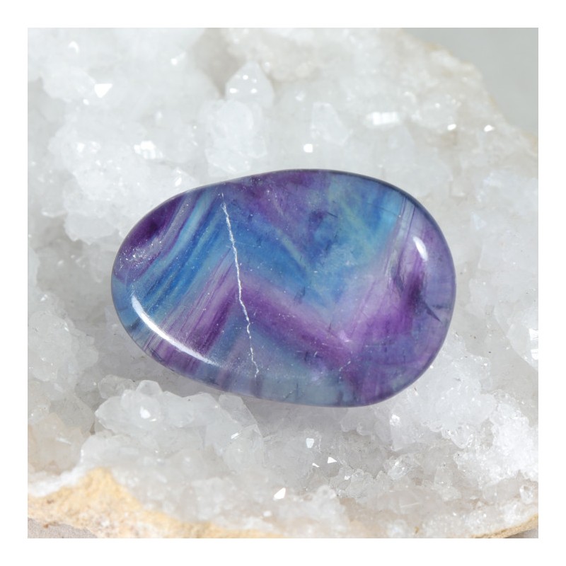 Galet Fluorite Arc-en-Ciel