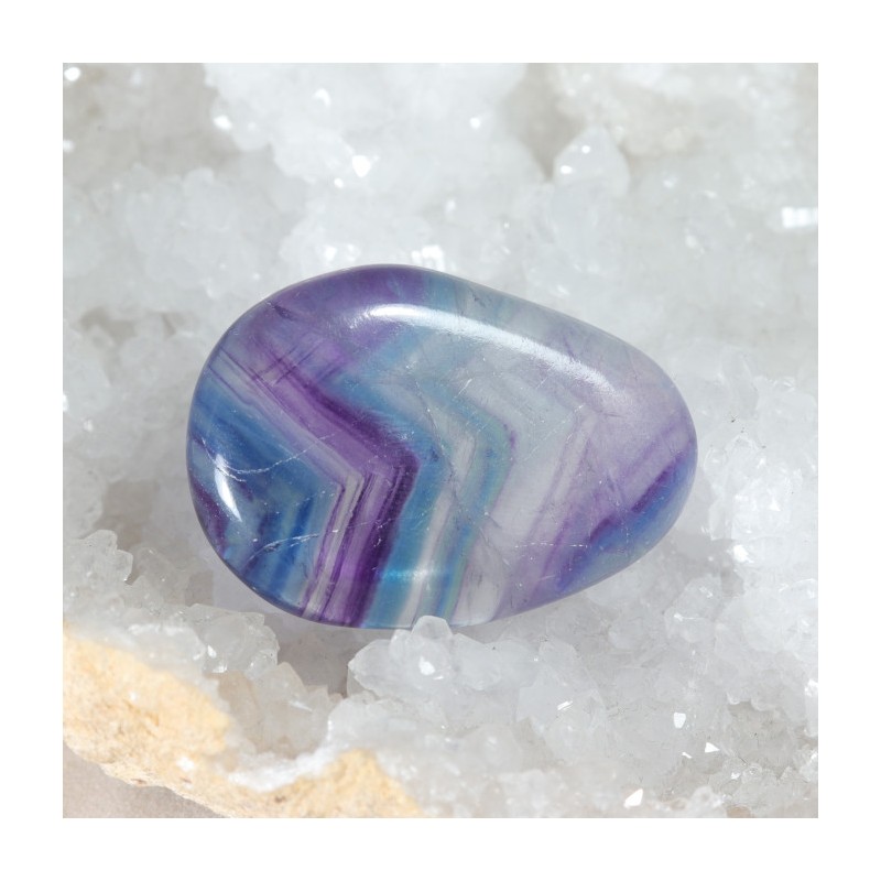 Galet Fluorite Arc-en-Ciel