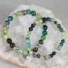 Bracelet Acier - Douleurs (Chrysocolle et Chrysoprase)