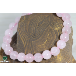 Bracelet pierres naturelles Quartz rose