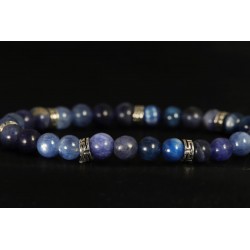 Bracelet - Insomnie et Introspection (Cyanite et Sodalite)