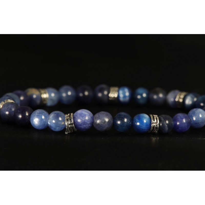 Bracelet - Insomnie et Introspection (Cyanite et Sodalite)