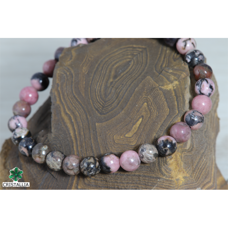 Bracelet pierres naturelles Rhodonite