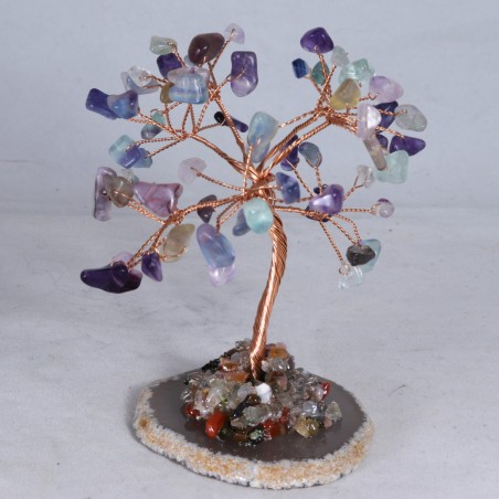 Arbre de vie Fluorite - Agate