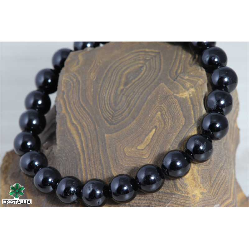 Bracelet pierres naturelles Tourmaline noire