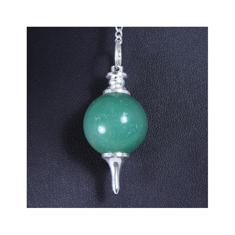 Pendule Sphère en Aventurine Verte