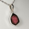 Pendentif Tourmaline Melon d'Eau - Argent 925
