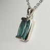 Pendentif Tourmaline Bleue - Argent 925