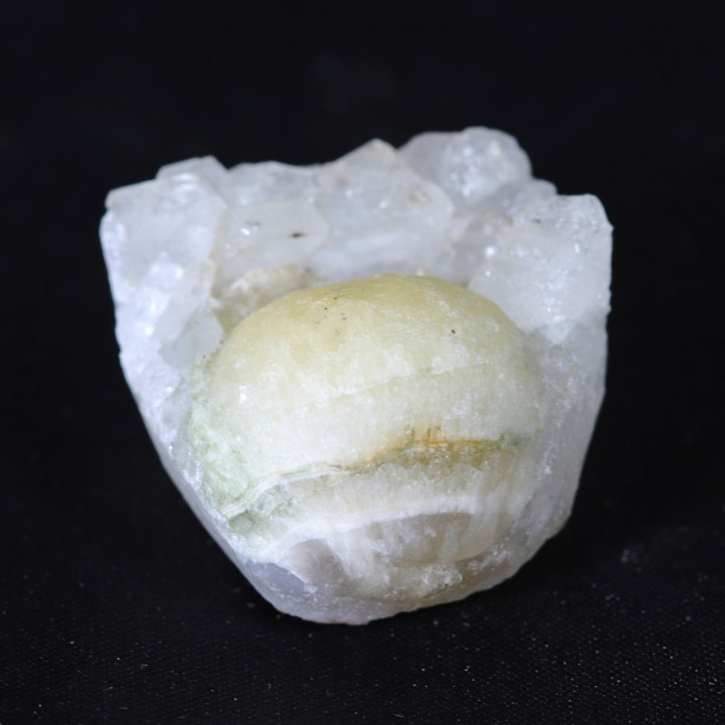 Fluorite Ball sur Quartz - Inde